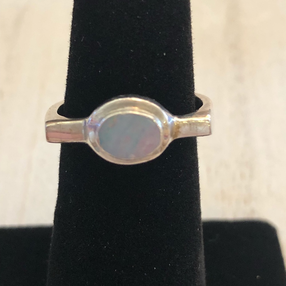 Simple Elegant Opal Ring - image 6